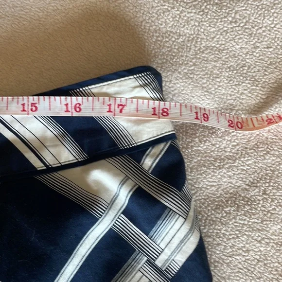 TALBOTS Navy & White Skirt, 14 - Picture 3 of 7